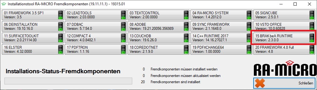 RA-MICRO Fremdkomonenten